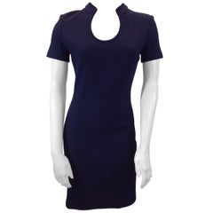 St. John Navy Blue Knit Dress