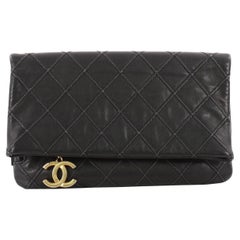 Chanel Thin City Clutch Quilted Calfskin Small