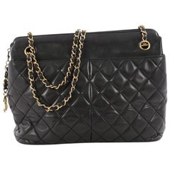 Chanel Vintage Chain Tote Quilted Lambskin Medium