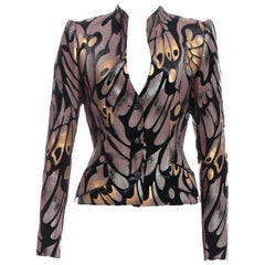 Tom Ford for Gucci Velvet Painted Changing Colors Blazer, F / W 2000
