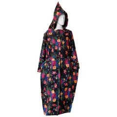 Comme des Garcons Lady Gaga Floral Hooded Runway Dress
