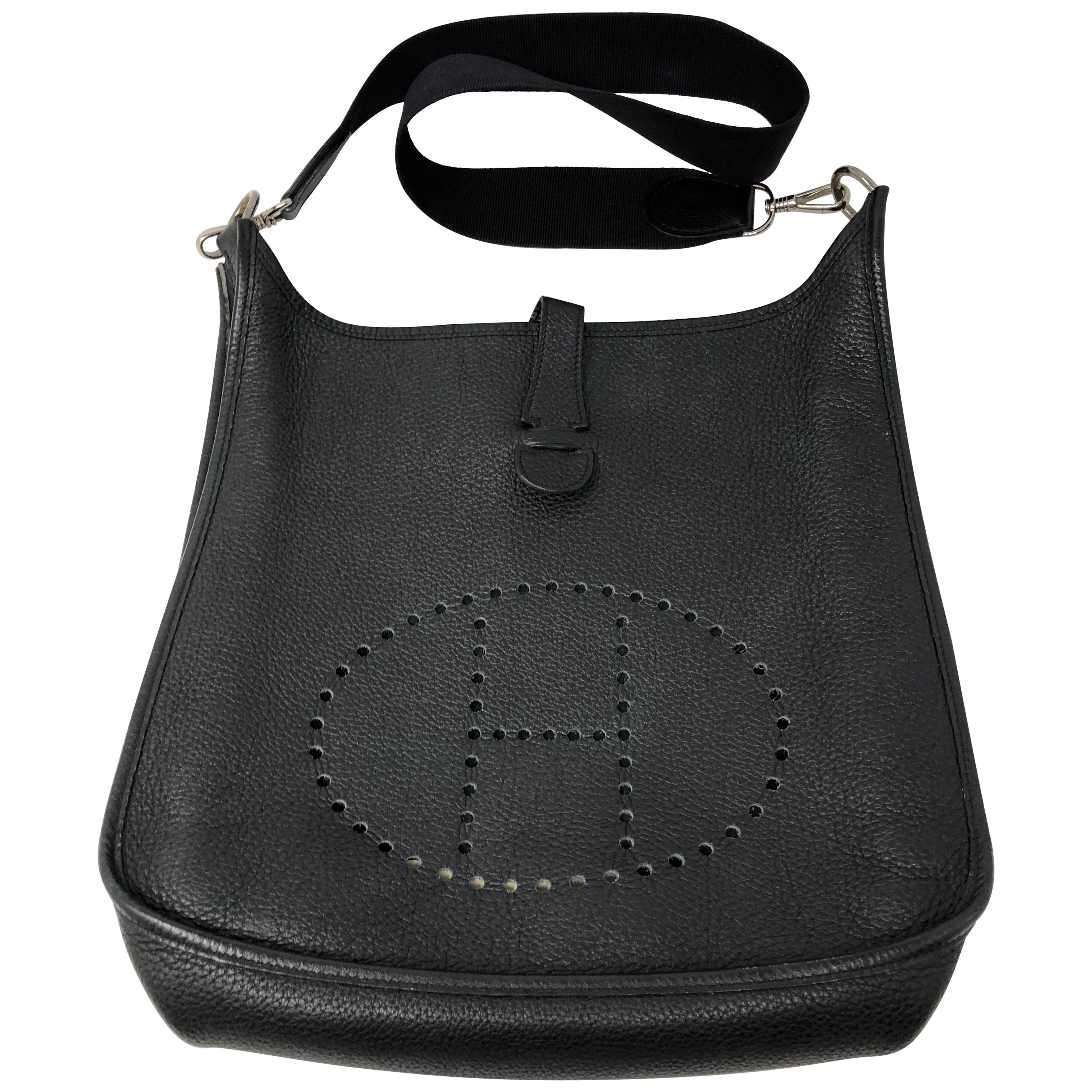 Hermes Black Evelyne GM bag