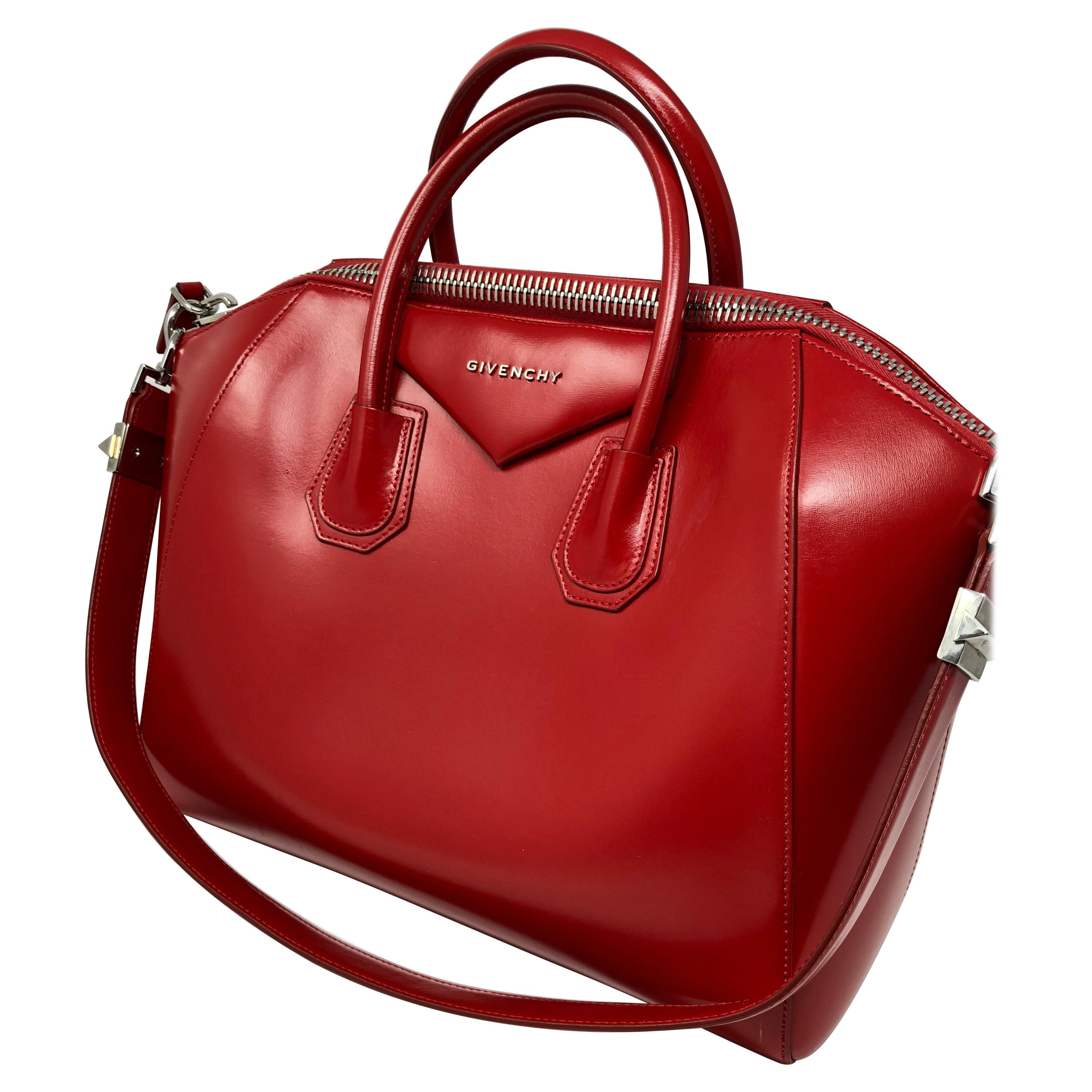 Givenchy Medium Red Antigona Bag 