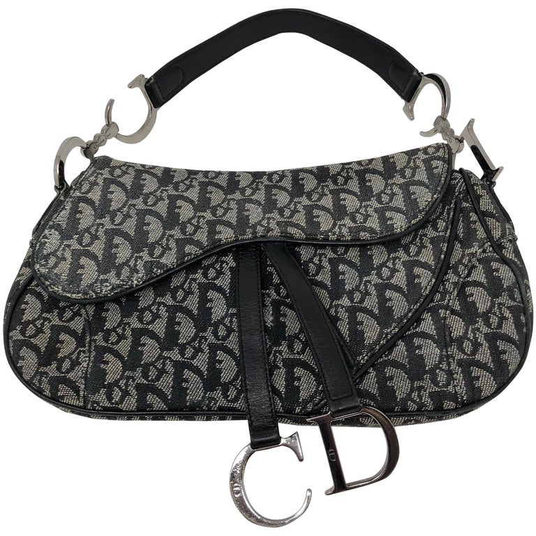 Christian Dior Saddle Blue Denim Shoulder Bag at 1stDibs