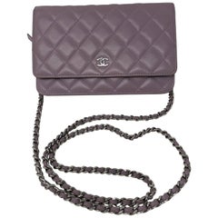 Chanel Lavendar Wallet on Chain Crossbody Bag