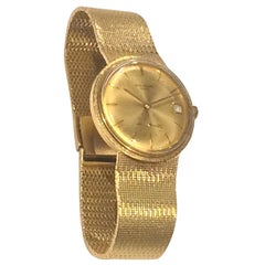 Patek Philippe Yellow Gold Geneve Gold Dial Automatic Wristwatch