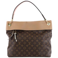  Louis Vuitton Tuileries Hobo Monogram Canvas with Leather