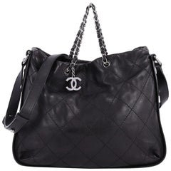 Chanel Country Chic Shoulder Bag Quilted Lambskin Large