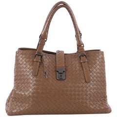 Bottega Veneta Roma Handbag Intrecciato Nappa Medium
