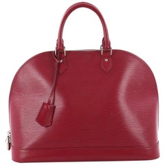  Louis Vuitton Alma Handbag Epi Leather GM