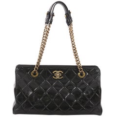 Chanel Perfect Edge Tote Quilted Glazed Calfskin Small