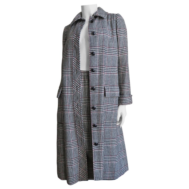 Adele Simpson Belted Coat and Skirt Set 1960s For Sale