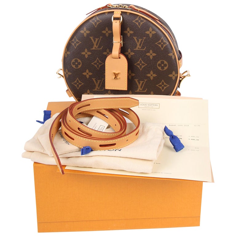 Louis Vuitton Monogram Boite Chapeau Souple Bag - dark brown at 1stdibs