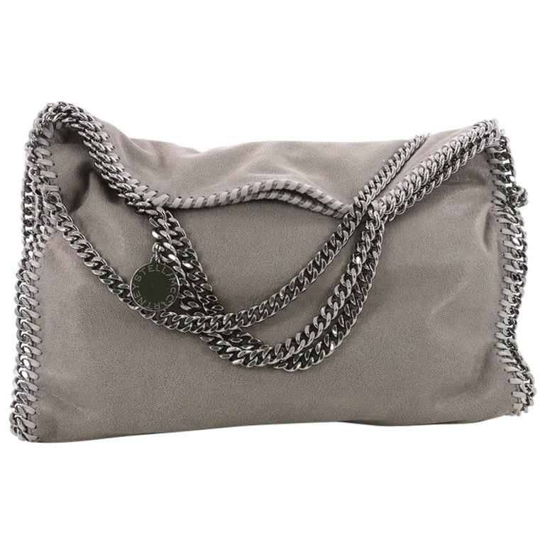 Stella McCartney Falabella Fold Over Bag Shaggy Deer