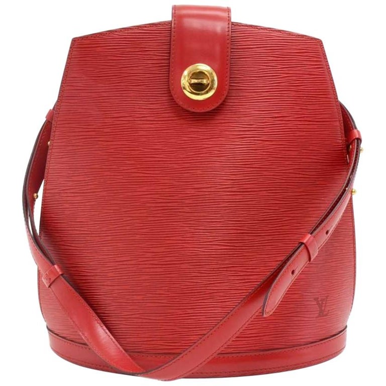 Rare Vintage Louis Vuitton 90s Epi Leather Red Crossbody Bag