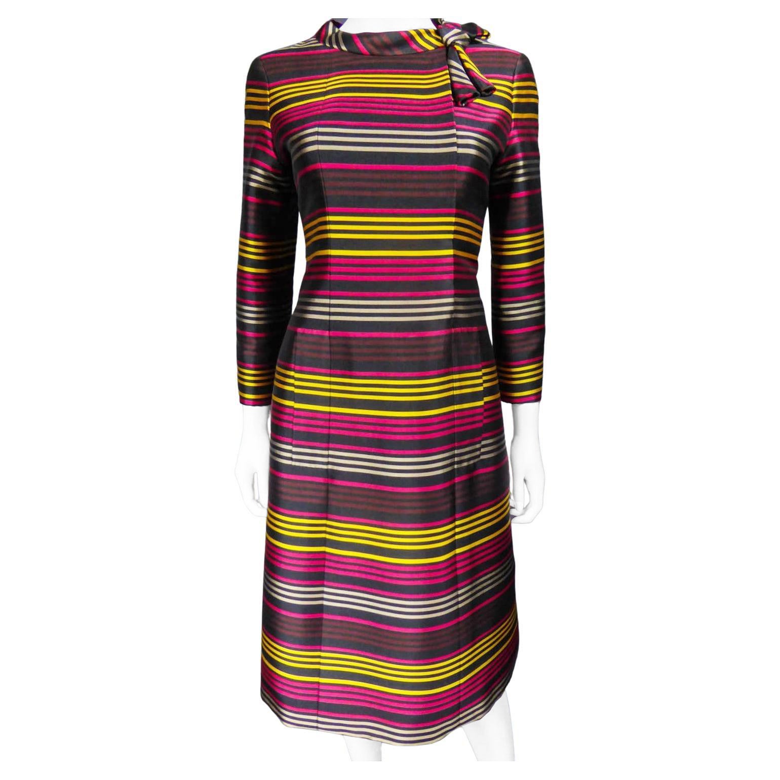 Un abito da cocktail Jeanne Lanvin Couture, circa 1965 in vendita