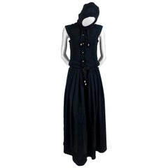 Alexander McQueen 1999 Collection 'The Overlook' Hooded Runway Dress