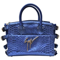 Giuseppe Zanotti G17 Leather Top Handle Bag