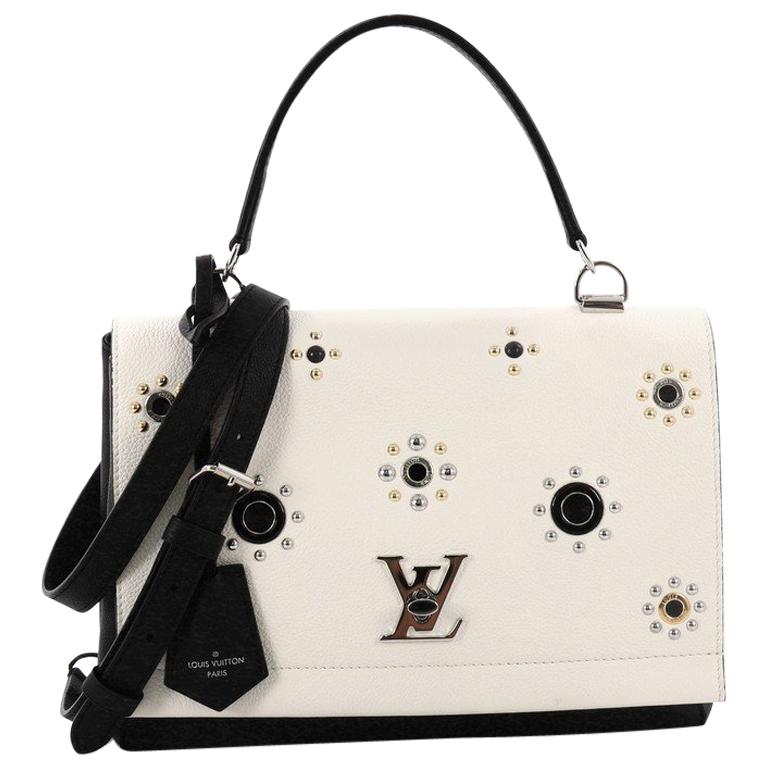 Louis Vuitton Lockme II Handbag Embellished Leather 