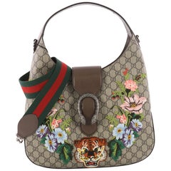 Gucci Dionysus Hobo Embroidered GG Coated Canvas Medium