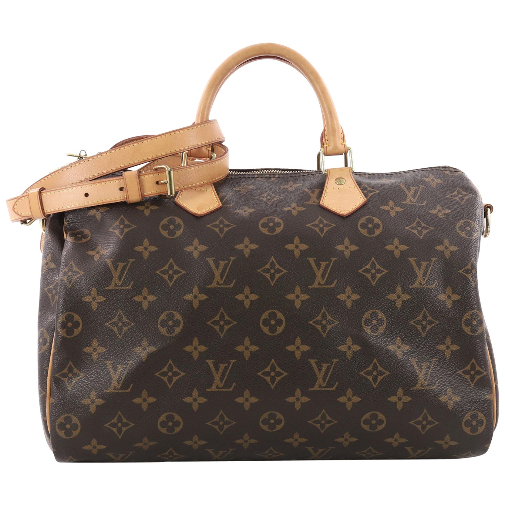 Louis Vuitton Speedy Bandouliere Bag Monogram Canvas 35