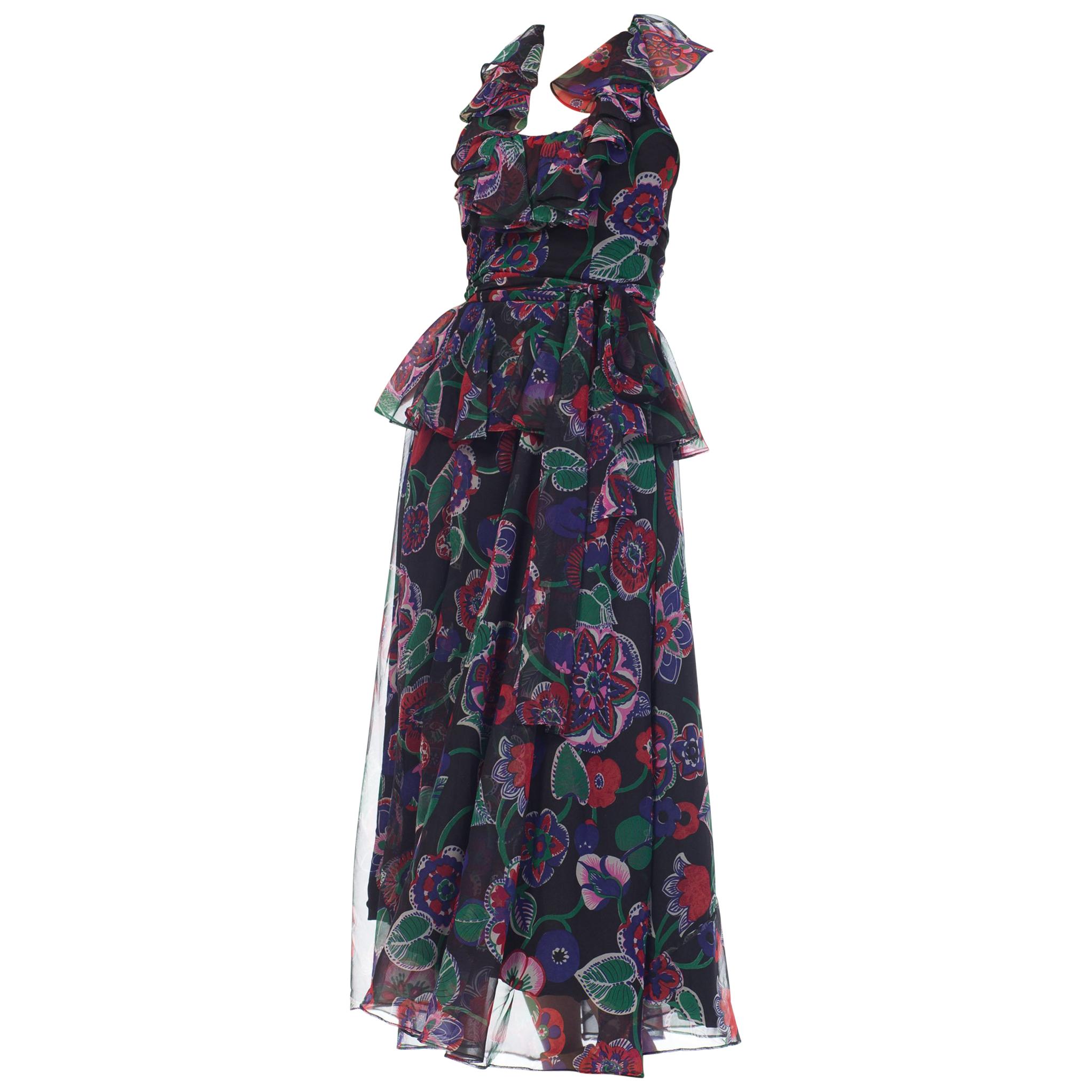 1990s Bias Cut Silk Satin Galliano Skirt