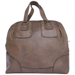 MIU MIU Weekender Bag in Taupe leather