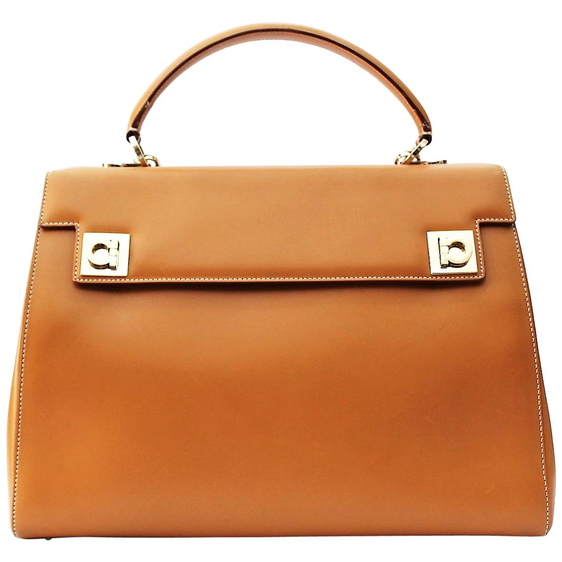Salvatore Ferragamo Leather Shuolder Bag