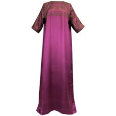 Antique A Babani French Couture Orientalist Kaftan/Satin Evening Dress Circa 1930 