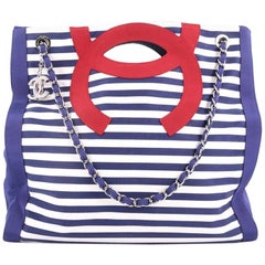 Striped canvas mariniere tote bag, Chanel: Handbags and Accessories, 2020