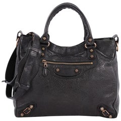 Balenciaga Velo Giant Studs Handbag Leather