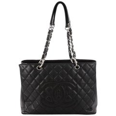 Chanel Grand Shopping Tote Quilted Caviar