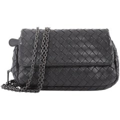 Bottega Veneta Expandable Chain Crossbody Bag Intrecciato Nappa Small 