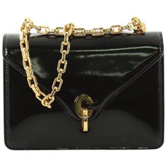 Christian Dior C'est Dior Flap Bag Patent Leather Mini 