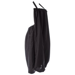 Yohji Yamamoto black convertible dress / skirt / bag combination, S / S 2001