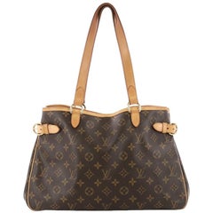 Louis Vuitton Batignolles Handbag Monogram Canvas Horizontal