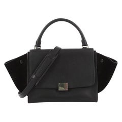 Celine Trapeze Handbag Leather Small