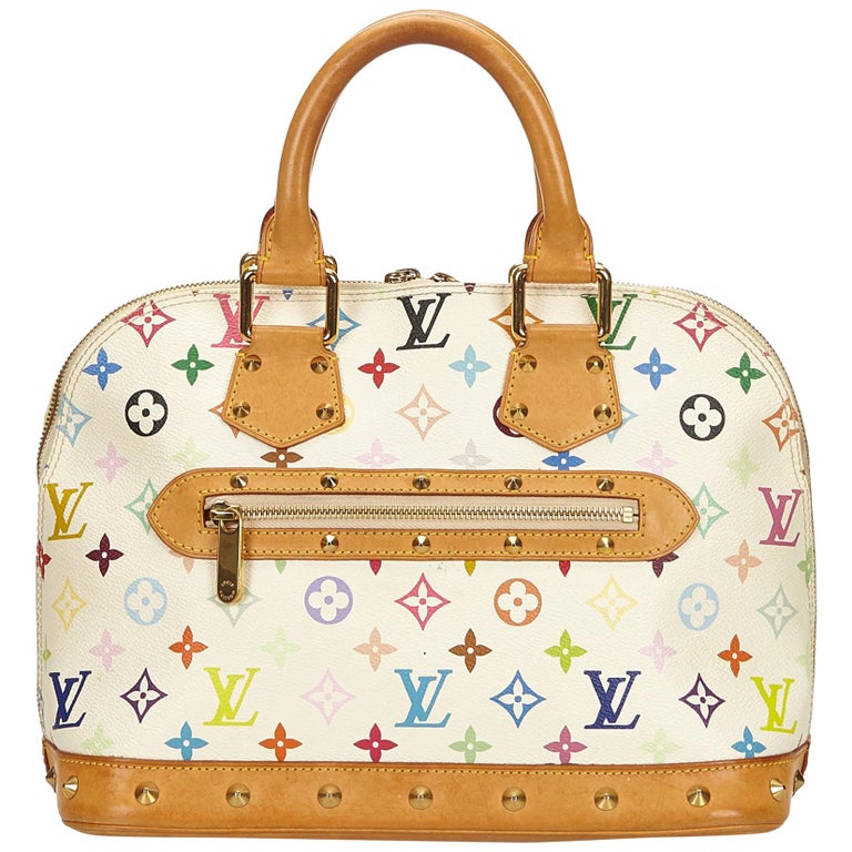 louis vuitton monogram multicolore white