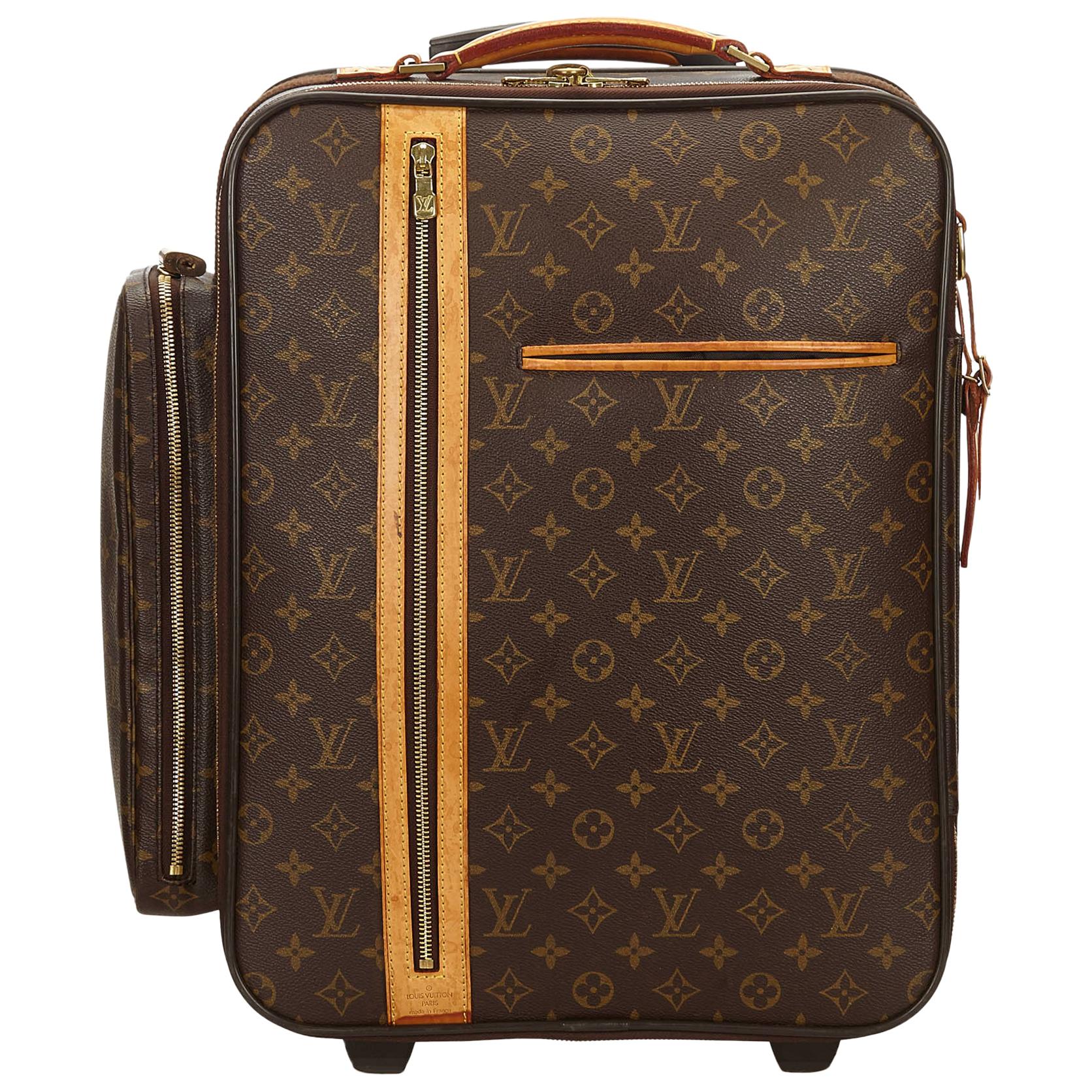 Louis Vuitton Brown Monogram Bosphore 50 Trolley Bag at 1stDibs | louis  vuitton luggage bosphore trolley monogram 50 brown, lv trolly bag