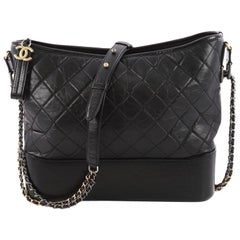 Chanel Gabrielle Hobo Quilted Aged Calfskin Large