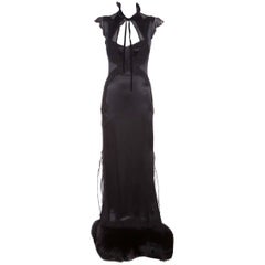 Tom Ford for YSL Black Silk Gown, F / W 2004 