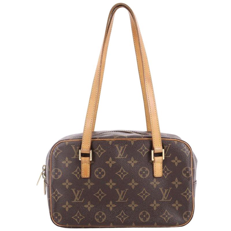 Louis Vuitton Cite Handbag Monogram Canvas MM
