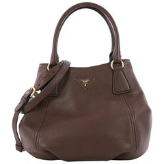 Prada Vitello Daino Medium Convertible Satchel