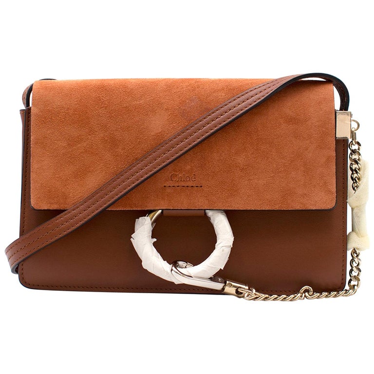 Chloe Faye Leather And Suede Crossbody Bag For Sale At 1stdibs Chloe
