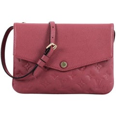 Louis Vuitton Twice Handbag Monogram Empreinte Leather 