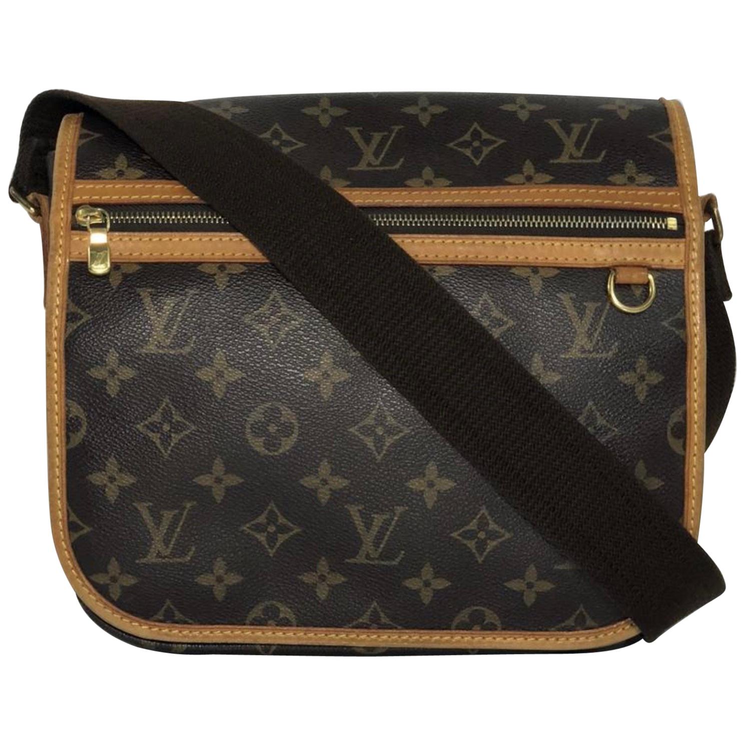  Louis Vuitton Monogram Messenger Bosphore PM Crossbody Shoulder Handbag