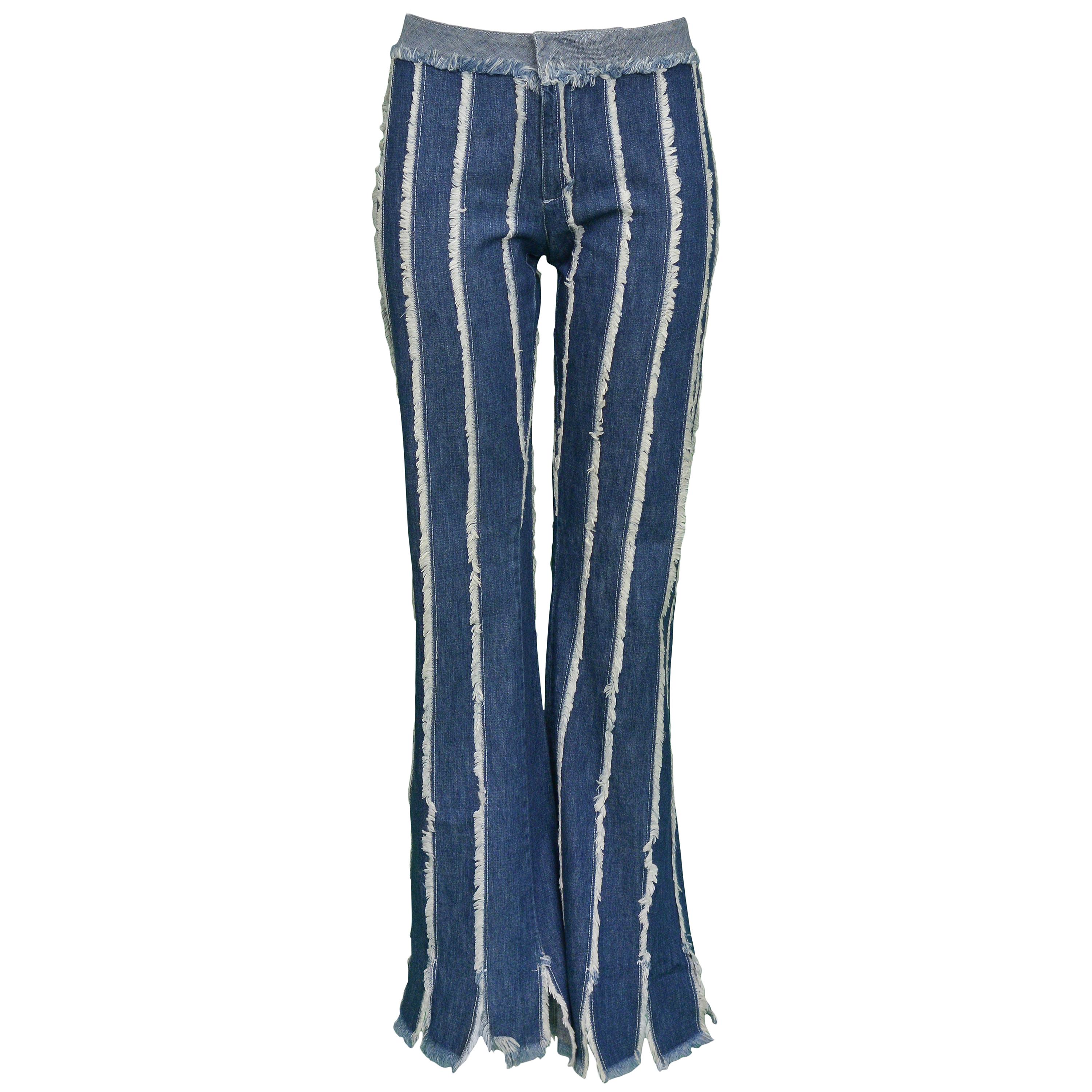 Jean Paul Gaultier Vintage Striped Jeans