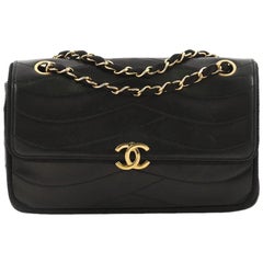 Chanel Vintage Pagoda Flap Bag Quilted Lambskin Small 