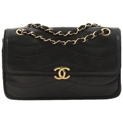 Chanel Vintage Pagoda Flap Bag Quilted Lambskin Small