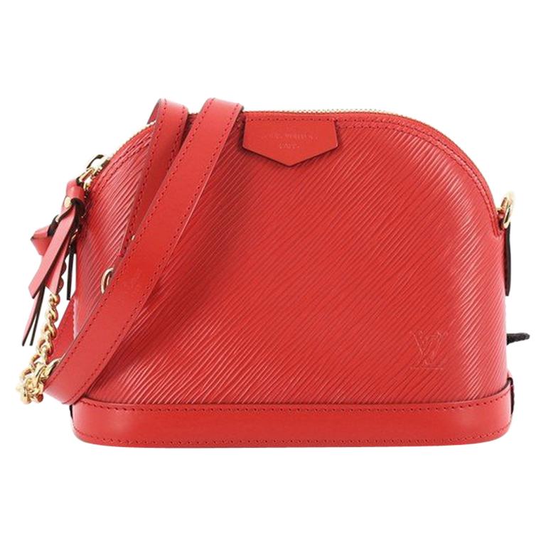 Louis Vuitton Alma Chain Handbag Epi Leather Mini at 1stdibs